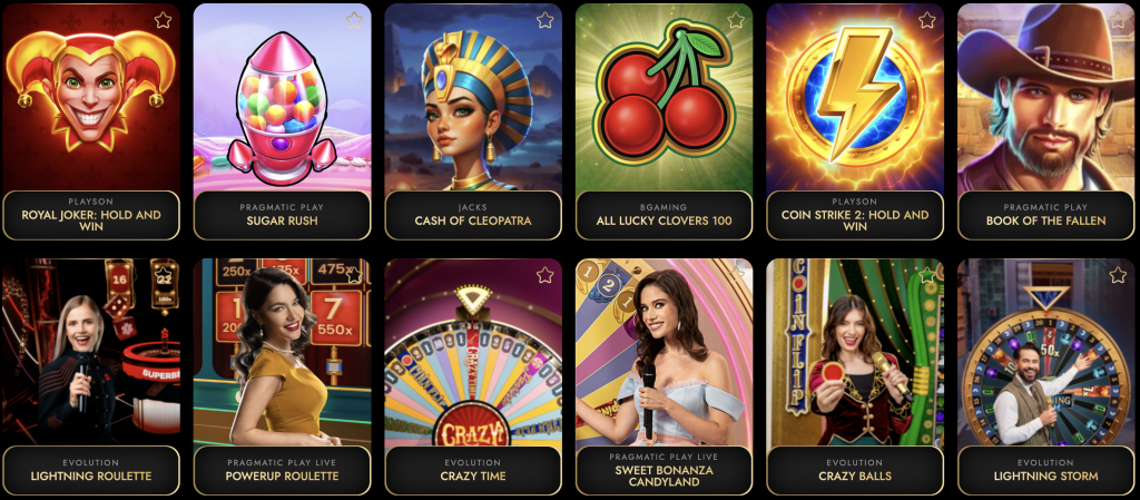 Les Jeux les Plus Populaires chez OscarSpin Casino
